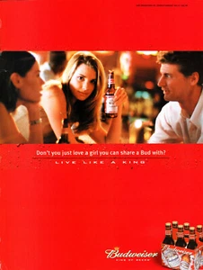 BUDWEISER BEER AD #21 RARE 2001 OUT OF PRINT FOR COLLECTORS ~ - Picture 1 of 2