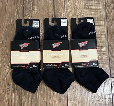 NEW Red Wing  Low Cut Socks Combed Ring Spun Men's Size XL (12-15) 3 PAIRS - Image 1 of 4
