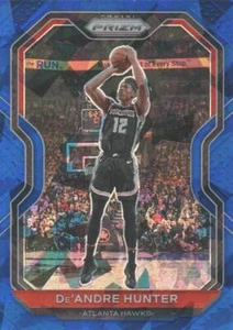 2020-21 Panini Prizm Basketball Prizms Blue Ice #38 De'Andre Hunter 081/125 - Picture 1 of 2