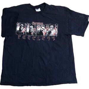 Vintage Godsmack gesichtslos Tour Herren Größe XL T-Shirt marineblau doppelseitig