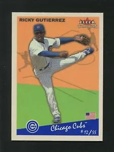 #265 RICKY GUTIERREZ, Cubs - 2002 Fleer Tradition GLOSSY Insert 097/200 173381e - Bild 1 von 4