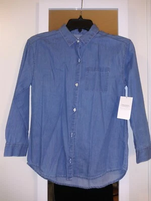 Camisa vaquera para niñas talla 10/12 Foto 1 de 4