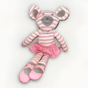 Ballerina pacifier Holder Organic Farm Buddies Toy Baby Lovey Eco Apple Park - Picture 1 of 7