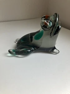 Murano Glass Antonio Da Ros For Cenedese Frog Sculpture Vtg Figurine Art Animal - Picture 1 of 15