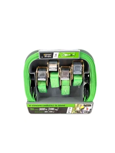 SmartStraps Cambuckle Tie Downs 1in x 10ft Each 4 Pack 900Lb Capacity - Picture 1 of 4