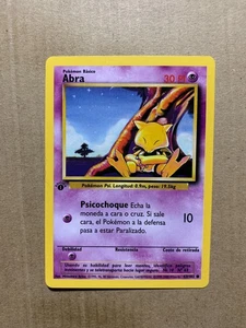 1st Edition SPANISH Abra 43/102 Base Set - Common Pokemon Card - NM/Mint - Picture 1 of 2