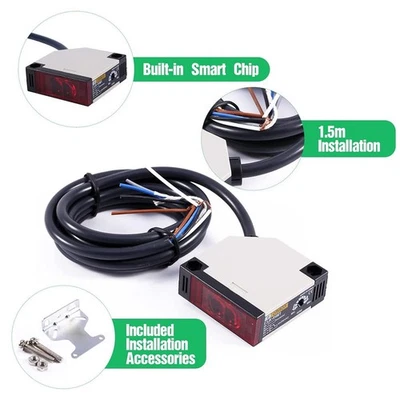 For E3JKR4M1 Photoelectric Beam Sensor Switch with LED Monitoring Feature - Image 1 of 4