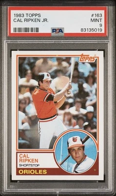 1983 TOPPS #163 CAL RIPKEN JR. PSA 9 - Imagem 1 de 2