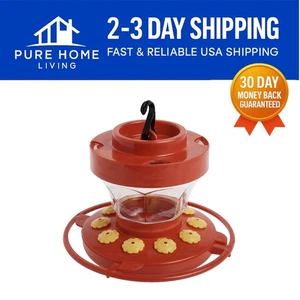 Durable 16 oz Hummingbird Feeder with Ant Moat & 10 Feeding Ports - Picture 1 of 8