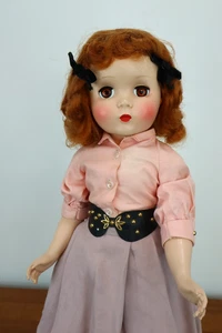 Vintage 1950er Alexander Maggie Walker Puppe Original markiert Kleid 17" Hartplastik - Bild 1 von 9