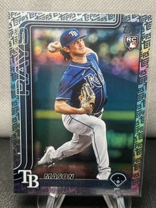 2025 Topps Mason Montgomery Topps Foil Pattern Series 2 Rookie #369 Rays - Picture 1 of 2