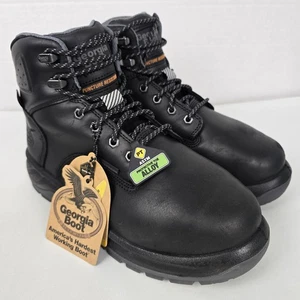 Georgia Stiefel Herren Mittelfuß Legierung Zehe Durchstoßfest Leder Stiefel, Größe 9 - Bild 1 von 21