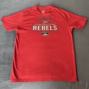 Camiseta grande con logotipo rojo manga corta UNLV Rebels - Imagen 1 de 9