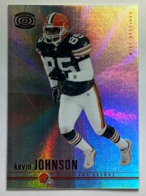 Kevin Johnson 2001 Pacific Dynagon Red Parallel #'d/99 Cleveland Browns #24 Foto 1 de 3