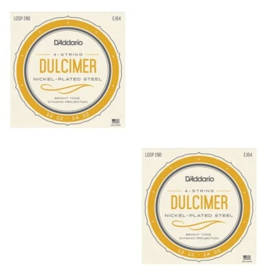 D'Addario Dulcimer Strings 2 Sets of 4-String 12-12-14-22 - Image 1 of 4