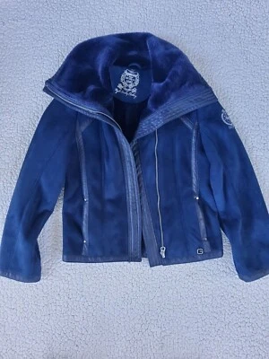 Guess faux shearling/ faux fur lining girls winter jacket, size 14 - Image 1 of 4
