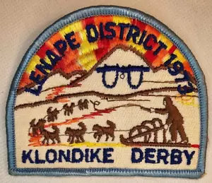 Vintage 1973 Lenape District Klondike Derby Boy Scouts Patch - Picture 1 of 3