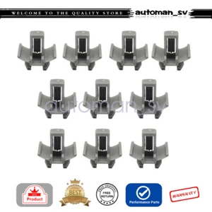 10pcs New Gray Grille Retainer Clip Fits Subaru Forester 1998-2005 - Picture 1 of 7