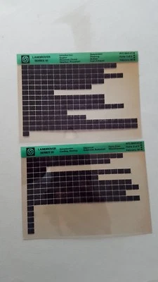 Land Rover Series III 1980 microfiches catalogo ricambi parts catalog - Immagine 1 di 3
