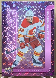MacKenzie Weegar 2024-25 UD Series Two #DZ-86 Dazzlers *Pink* - Picture 1 of 2