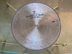 MIRA MUSIC BOX DISC "La Sorella", NICE, ORIGINAL, 18 1/2" Extremely clean!!! - Picture 1 of 8