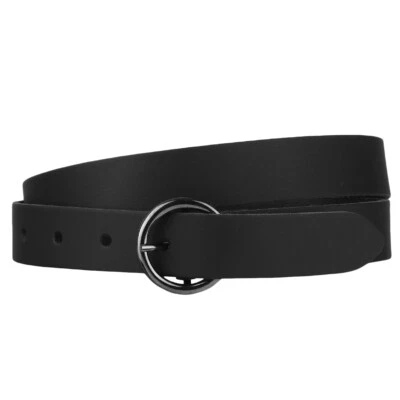 Esprit schmaler Leder Gürtel EDC Denim Belt mit Dornschließe 022CA1S304-001