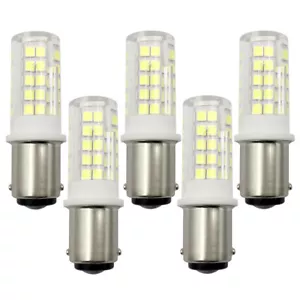 5pcs BA15D BA15 LED Light Bulb Lamp 64-2835 Lights Bulbs Globes Lamps Cool White - Picture 1 of 5