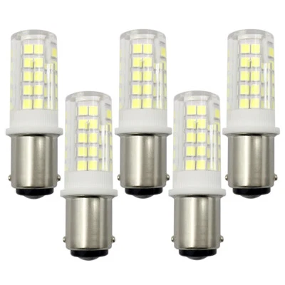 5pcs BA15D BA15 LED Light Bulb Lamp 64-2835 Lights Bulbs Globes Lamps Cool White - Image 1 of 4