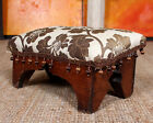Antique Stool Upholstered Stool Gypsy Boho
