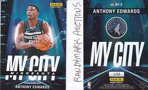 Anthony Edwards MINNESOTA TIMBERWOLVES 2024-25 PANINI INSTANT MY CITY MY-9 x/268 - Picture 1 of 1