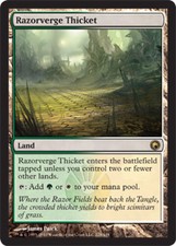 1x Razorverge Thicket Light Play, English Scars of Mirrodin MTG Magic