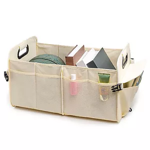 Car Trunk Storage Bag Organiser Foldable Multi-compartment Car Storage Organiser - Picture 1 of 13