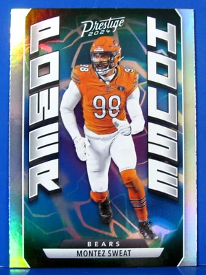 🏈 2024 Prestige MONTEZ SWEAT Power House Insert Card #MST BEARS - Image 1 of 3