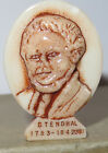 Character Bust Stendhal 1783-1842 Writer French Grenoble Charm Ceramic 2D
