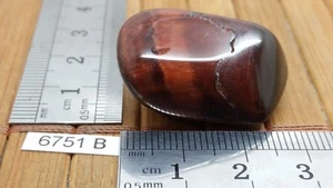 OEIL DE TAUREAU pierre roulée mineraux lithotherapie déco soin reiki protection - Picture 1 of 3