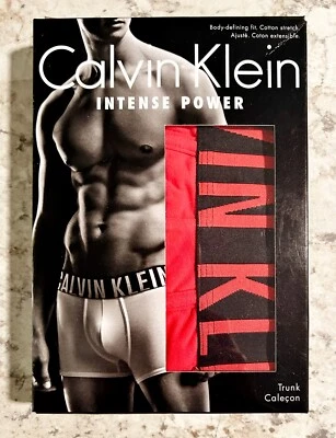 Nuevo en Caja Calvin Klein Intense Power Microfibra Micro Elástico Baúl Naranja XL Foto 1 de 3