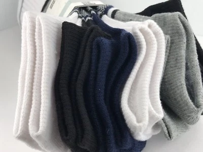 男式梅西百货 STEVE MADDEN 蓝色白色黑色低帮袜 - 6 包 - 36 美元 MSRP — 第 1/4 张图片