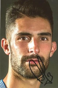 VILLARREAL: FOTO RETRATO FIRMADO ALVARO GONZALEZ 6x4 + certificado de autenticidad - Imagen 1 de 1