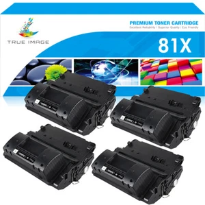 Toner 4pks CF281X do HP 81X LaserJet M605dn M605x M630h M630dn M630f M630z M630z M630 - Zdjęcie 1 z 11