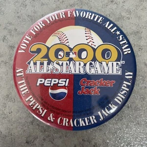 Vintage Pepsi Cracker Jack 2000 MLB All Star Game Vote Button Pinback Pin - Picture 1 of 2