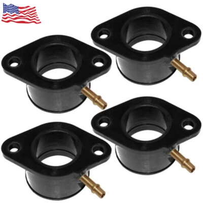 Intake Manifold Carb Boots Set Fit for Kawasaki KZ650 KZ650B KZ650C US - Image 1 of 3