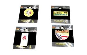 Menge 4 Original 1996 Olympische Spiele Atlanta Brandneu Gedenk Pins - Bild 1 von 1