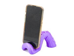 Soporte para teléfono Tentáculo - Versátil accesorio de escritorio impreso en 3D - Imagen 1 de 8
