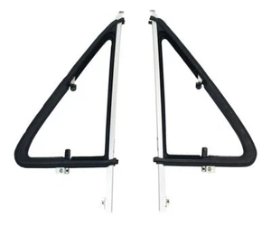 VW T25 Aluminium 1/4 Opening Quarter Light Frames & OEM Fitted Rubber Seal C9108 - Picture 1 of 2