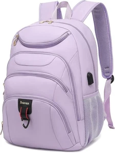 Boavan Laptop Backpack for women, 15.6inch Bag 15.6, Orchid Purple - Picture 1 of 7