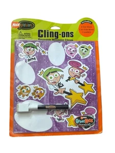 Y2K Nickelodeon Fairly OddParents Cling-Ons Reusable Message Clings 2004 Nick - Picture 1 of 6