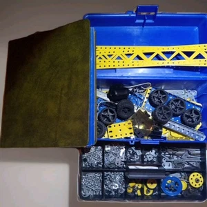 Vtg Meccano Erector Set Instructions 1-6 & + Parts Full Complete Italy Car Plane - Picture 1 of 15