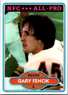 Gary Fencik 1980 Topps #380 Chicago Bears - Image 1 of 2