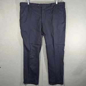 Pal Zileri Pants Mens 40 Navy Blue Dress Trousers Flat Front Italian Designer - Picture 1 of 8