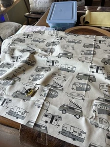 Fabric Remnants Camper Travel Trailer- See Pictures - Picture 1 of 6